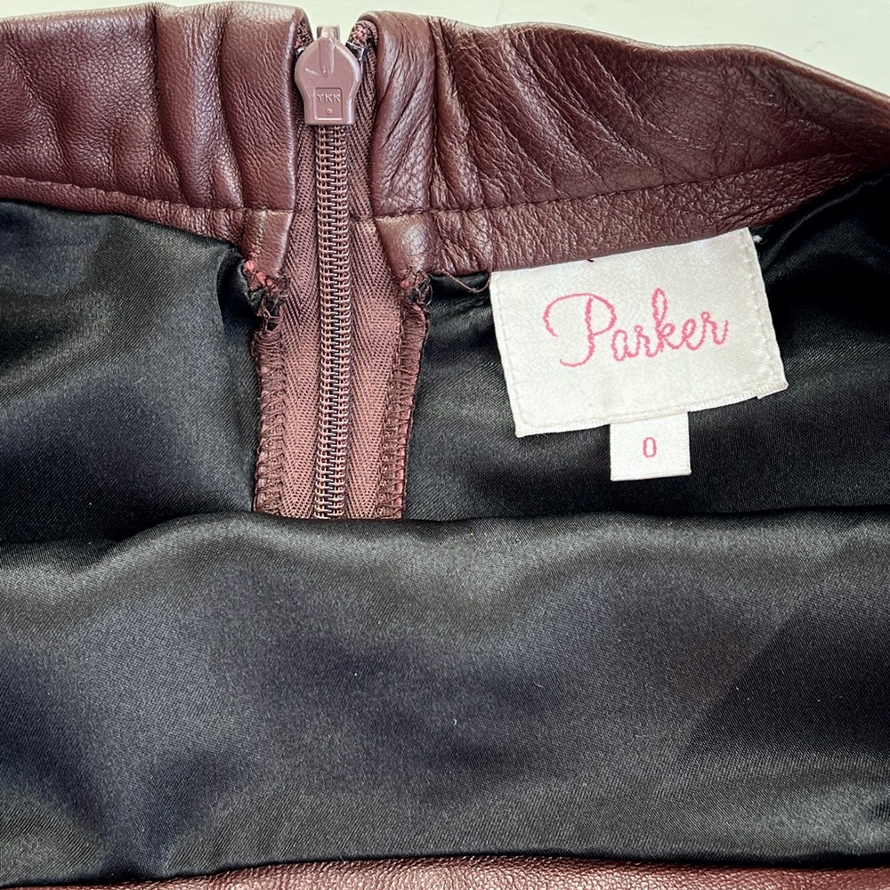Parker "Filomenia" Perforated Leather Skirt - Picture 15 of 15